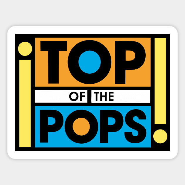 Top Of The Pops Sticker by The Bing Bong art